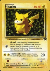 Pikachu 1 Non-Holo Promo - 1999 Pokemon League